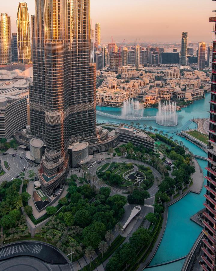 First Class 3Br With Full Burj Khalifa And Fountain View Dubái Exterior foto